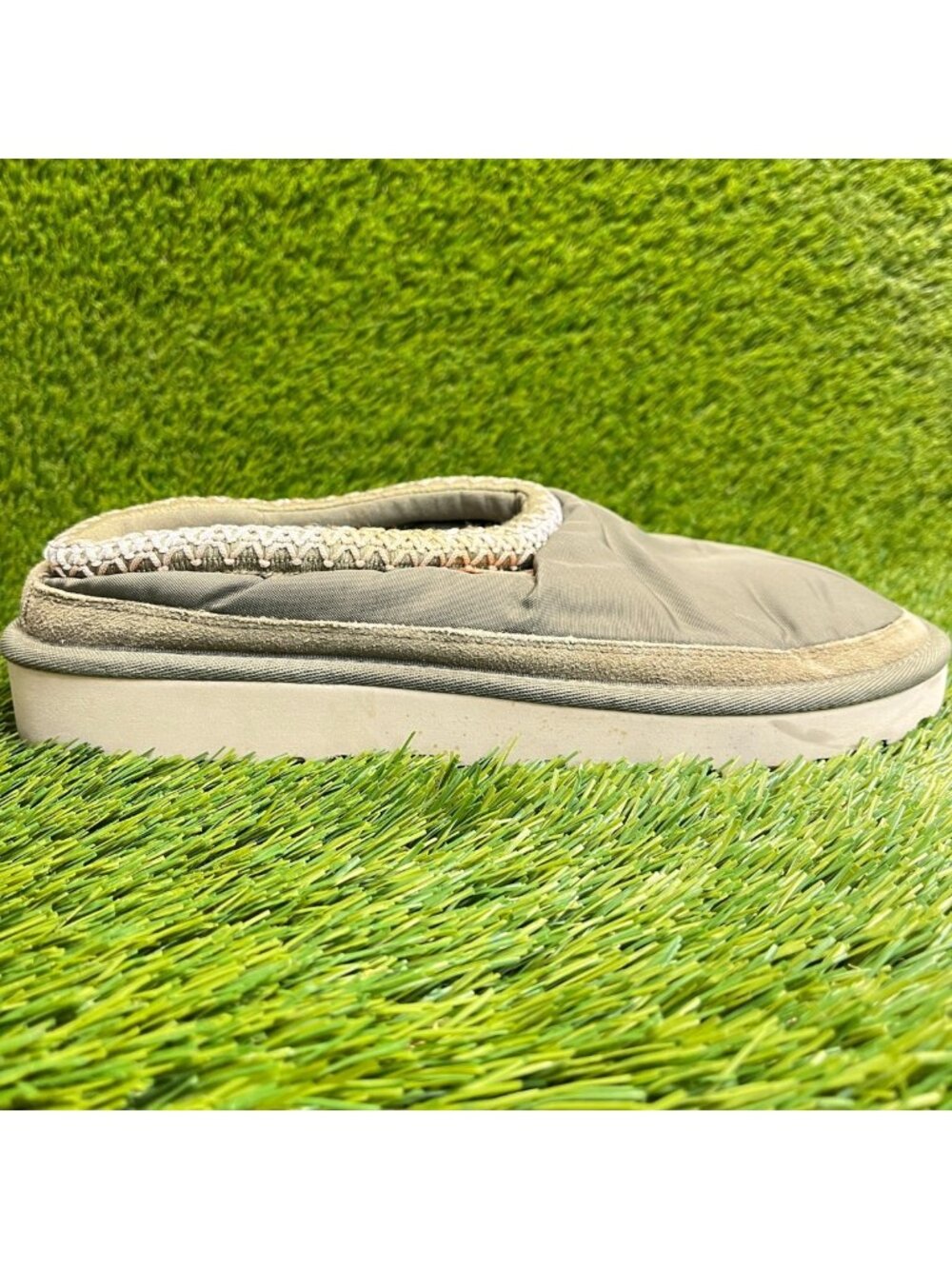 UGG Tasman Mens Size 9 Green Casual Classic Outdoor Slip On Slippers Shoes